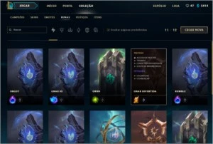 CONTA LOL UNRANKED LV 44, TODOS OS CHAMP, 241 SKINS, BARATA - League of Legends