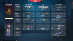 Conta valorant com skins de todas as armas