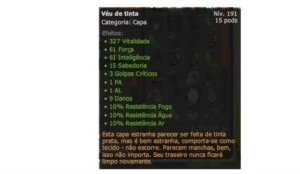 VÉU DE TINTA EXO PA ,  Servidor Spiritia - Dofus