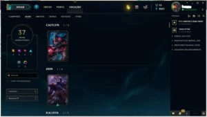 Conta lol todos os champions 37 skins - League of Legends