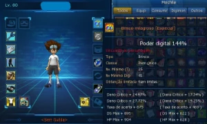 Conta Dbagra Susashin Box Acc+Evo Aura Jog Perm LADMO OMEGA - Digimon Masters Online