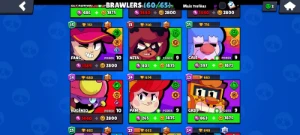 Conta Brawl Stars 60 Brawlers