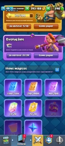 Conta clash royale nv 67