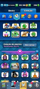 Conta clash royale nv 67