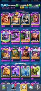 Conta clash royale nv 67