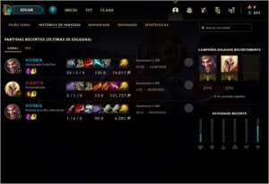 conta no lol unranked baratinha - League of Legends