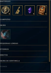 conta no lol unranked baratinha - League of Legends