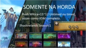 Rush Mitica Plus +15, Timed/Untimed +10~15! - Blizzard