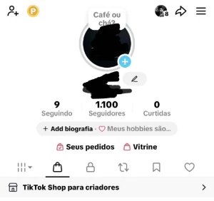 Conta Tiktok Shop Ativo - Redes Sociais