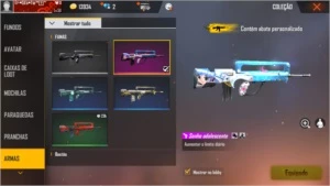 CONTA FREE FIRE POUCO GEMADA