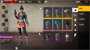 CONTA FREE FIRE POUCO GEMADA