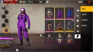 CONTA FREE FIRE POUCO GEMADA