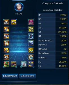 CONTA END GAME COM 3 RANK U - DIGIMON MASTER LA OMEGA - Digimon Masters Online DMO