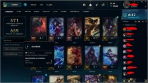 Conta LEAGUE OF LEGUENDS - League of Legends LOL