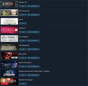 STEAM COM 30 JOGOS, METRO 2033 E LITTLE NIGHTMARES