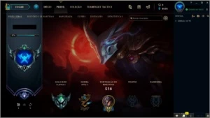 CONTA DE LOL PLATINA 2, EX DIAMANTE - League of Legends