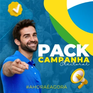 Pack Campanha Eleitoral 2024 - a Sua Hora Candidato, Chegou!