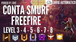 Conta Smurf Freefire - Lv8 - Free Fire