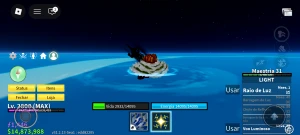 Conta de blox fruits level máximo - Roblox