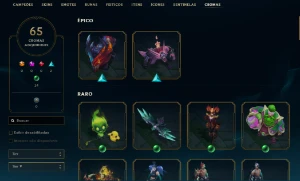 Conta LoL - 211 skins - League of Legends