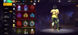 Conta De Free Fire Em Revenda, Conta Mediana + 1 Punho