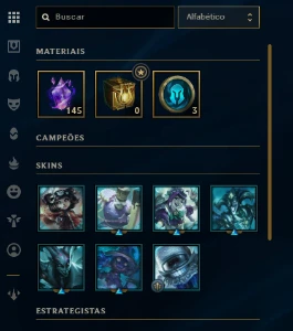 Conta Charlover Lol Valorant E Tft| 557 Skins + Oni 2.0 Vava - League of Legends