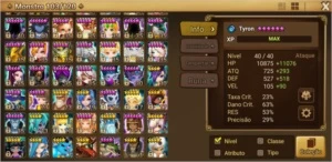 Conta summoners war mid game com 18+ nat5