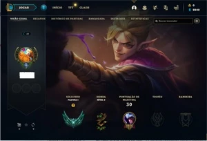 Smurf platina 1 sem email confirmado - League of Legends LOL