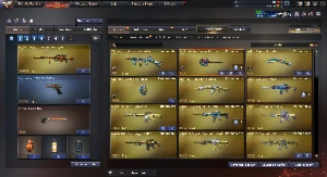 CrossFire: General de brigada com LA SWAT cyborg, G36C-S, ch
