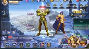A28 Lvl 70, 500 gemas, Vontade Estelar 50+, Skin 134, 3spd  - Saint Seiya Awakening SSA