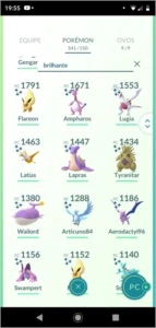Conta Pokémon Go Lvl 37