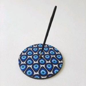 Porta Incenso Olho Grego - Artesanato e Personalizados