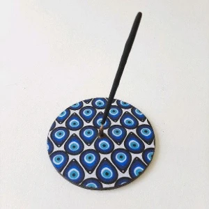 Porta Incenso Olho Grego - Artesanato e Personalizados