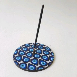 Porta Incenso Olho Grego - Artesanato e Personalizados