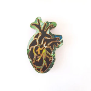 Enfeite de Parede Coração Verde - Artesanato e Personalizados