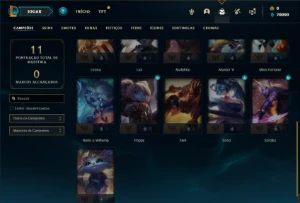 Conta Platina 1 com 21 Champs e 1 Skin EMAIL NÃO CONFIRMADO - League of Legends LOL
