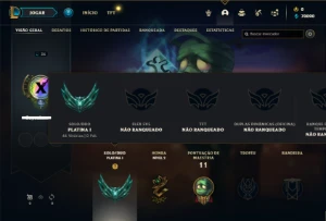 Conta Platina 1 com 21 Champs e 1 Skin EMAIL NÃO CONFIRMADO - League of Legends LOL