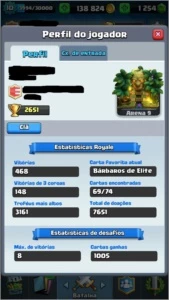 CONTA NV 10 ARENA 9 // 7 LENDÁRIAS BOAS (1 NV 2 + 1 CARTA) - Clash Royale