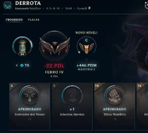 Conta lol Ferro 4 Real🤩 💥 Entrega automática 💥 - League of Legends
