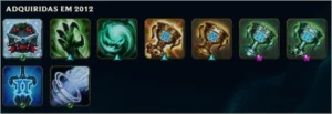 Conta de LOL criada em 2011, Skin Vitoriosa desde a season 2 - League of Legends