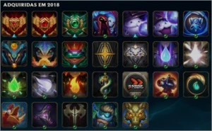 Conta de LOL criada em 2011, Skin Vitoriosa desde a season 2 - League of Legends