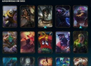 Promoção Limitada - Conta Diamante III,95 Skins,17 Chormas - League of Legends LOL