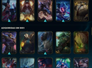 Promoção Limitada - Conta Diamante III,95 Skins,17 Chormas - League of Legends LOL