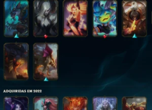 Promoção Limitada - Conta Diamante III,95 Skins,17 Chormas - League of Legends LOL