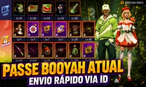 Passe de Elite Booyah Premium Free Fire Entrega Rápida!