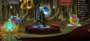 Conta rara de Aqw,com Caladbold bank pet e mais 6 HeroMart - Adventure Quest World