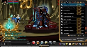 Conta rara de Aqw,com Caladbold bank pet e mais 6 HeroMart - Adventure Quest World