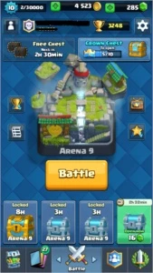 Conta Clash Royale - Nível 10 - Arena Lendária