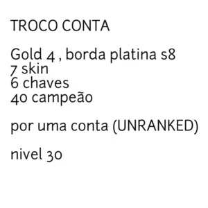 TROCA  c-onta lol - League of Legends