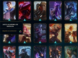 CONTA PLATINA, LVL 350 - 221 SKINS - League of Legends LOL